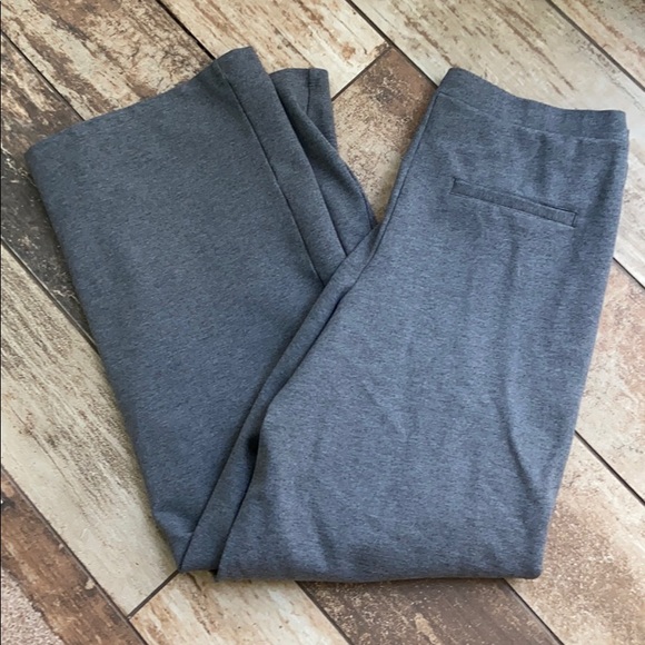 Halston Gray Pull-On Pants sz 12 - Picture 2 of 13